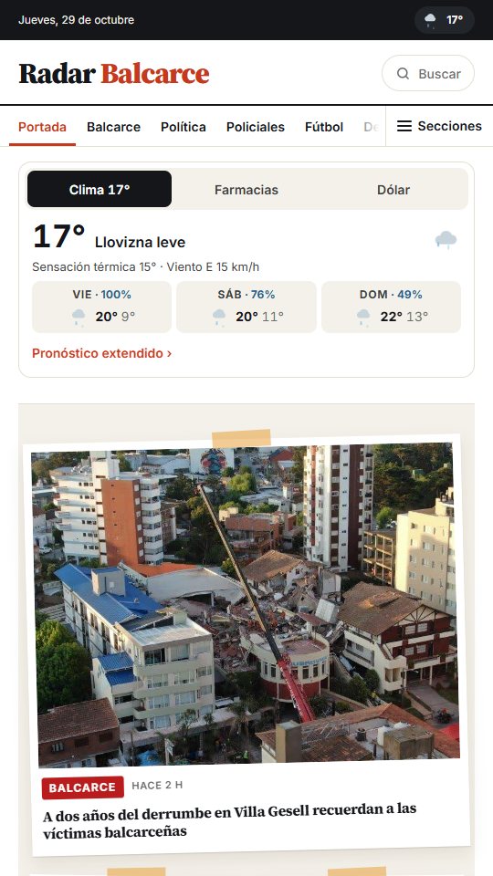 Radar Balcarce · 1